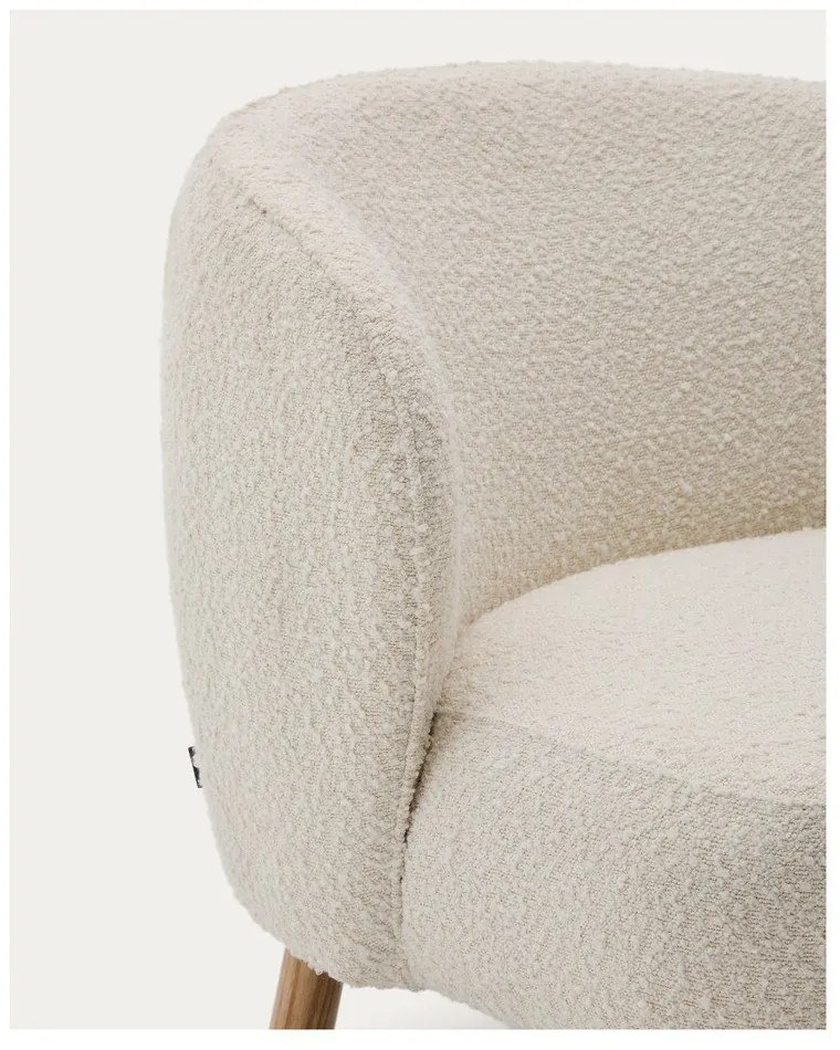 Krémszínű buklé fotel Ulit – Kave Home