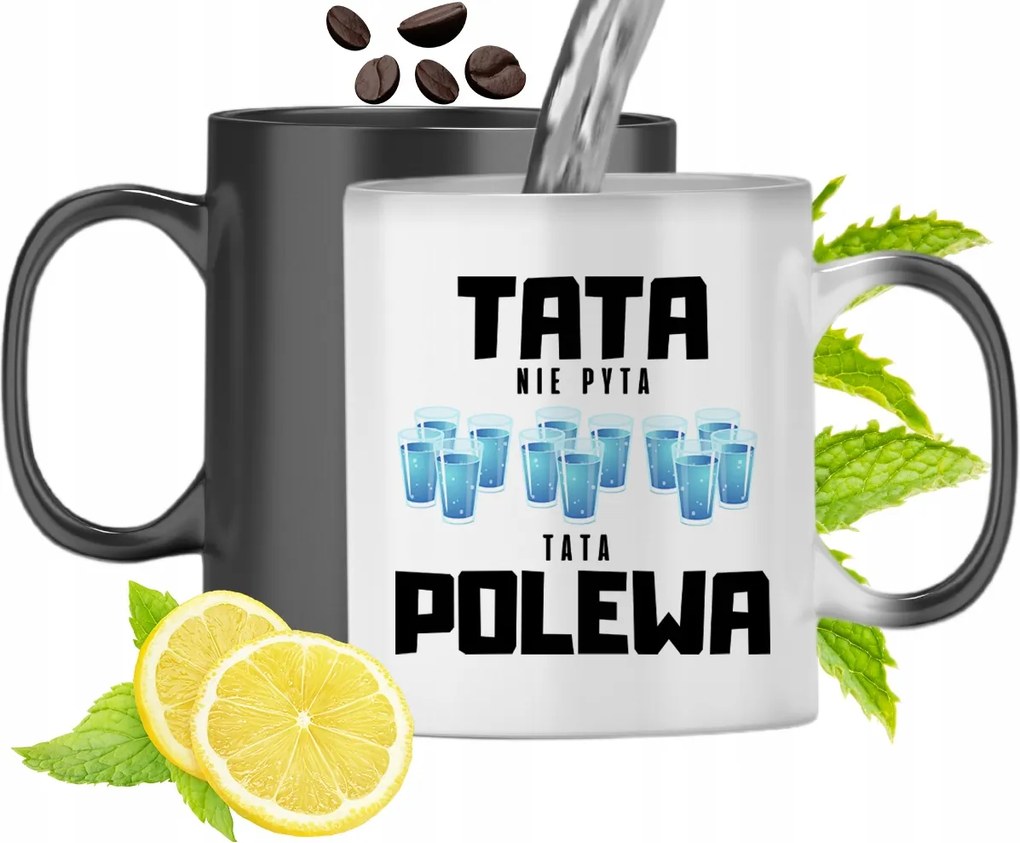 Mágikus Bögre Apukáknak Színváltós Nyomtatott Fotóval