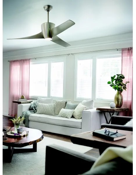 Kichler KLF-PHREE-56-BN- LED Dimmelhető mennyezeti ventilátor PHREE 10W/230V + távirányító