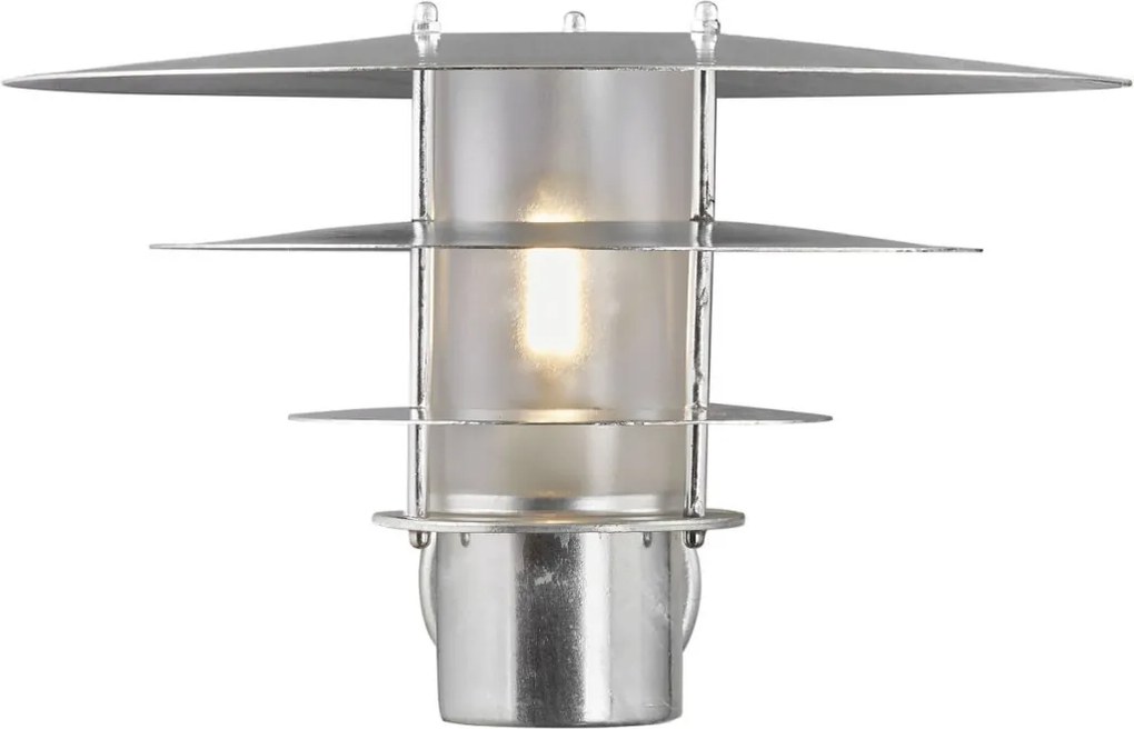 NORDLUX 2118051031 BASTIA Modern Kültéri Fali Lámpa Ezüst E27 IP54
