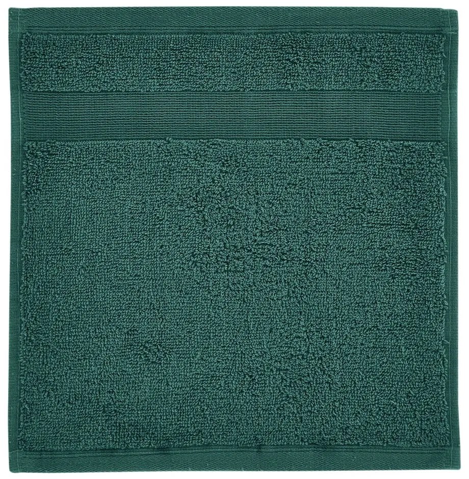 Sötétzöld frottír pamut törölköző szett 2 db-os 30x30 cm Anti-Bacterial – Catherine Lansfield