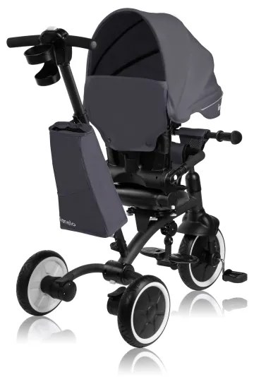 Lionelo - Gyerek tricikli TRIS PLUS Grey Stone