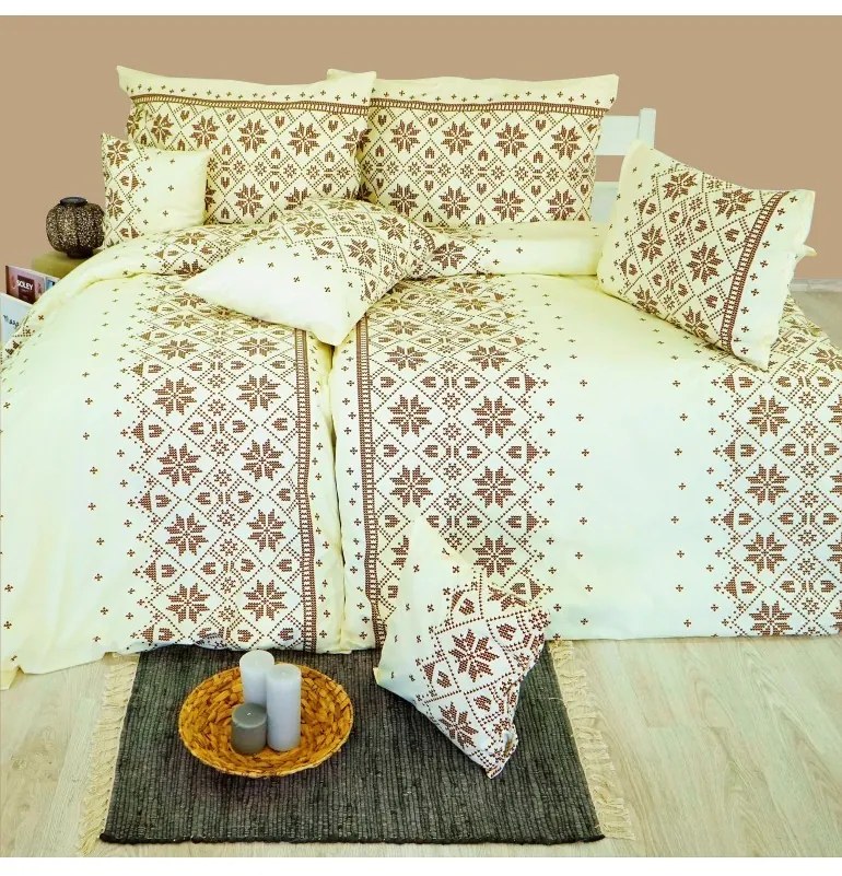 EMI Etno ágyneműhuzat, A standard egyszemélyes ágy szett tartalma: 1x 140x200 + 1x 70x90