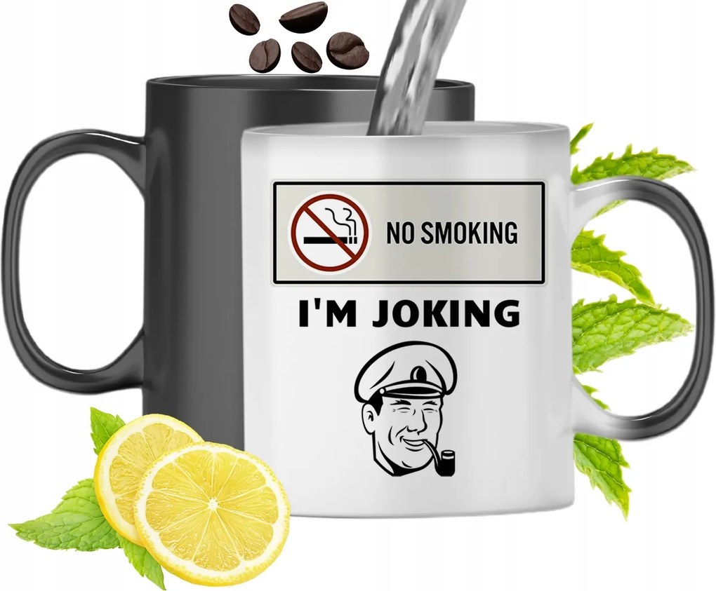 Mágikus Bögre Dohányosoknak Színváltós Nyomtatott Fényképpel