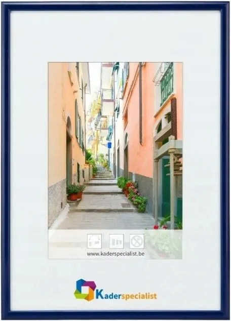 Platinum alumínium képkeret sötétkék 40x50cm Plexi