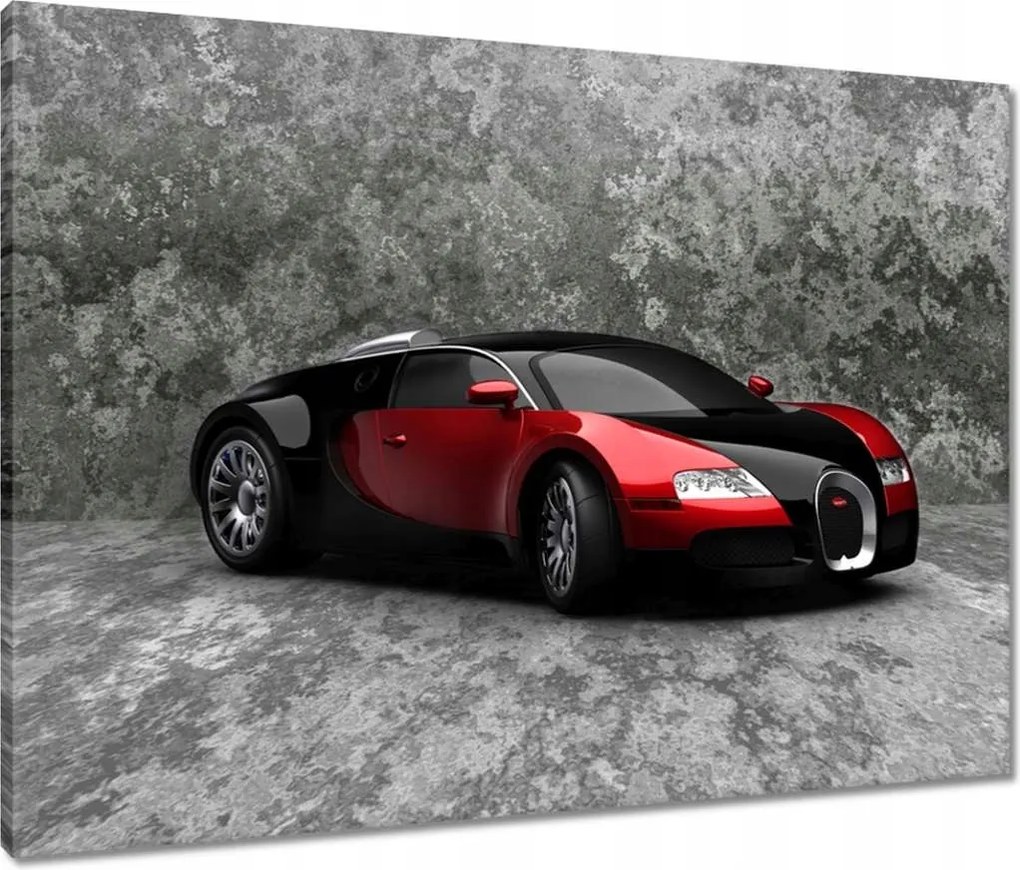Vászonkép 80x60 Bugatti Veyron Piros
