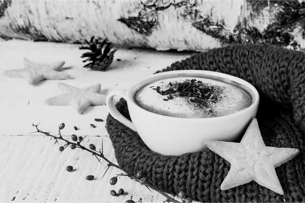 Kép - Téli cappuccino (90x60 cm)