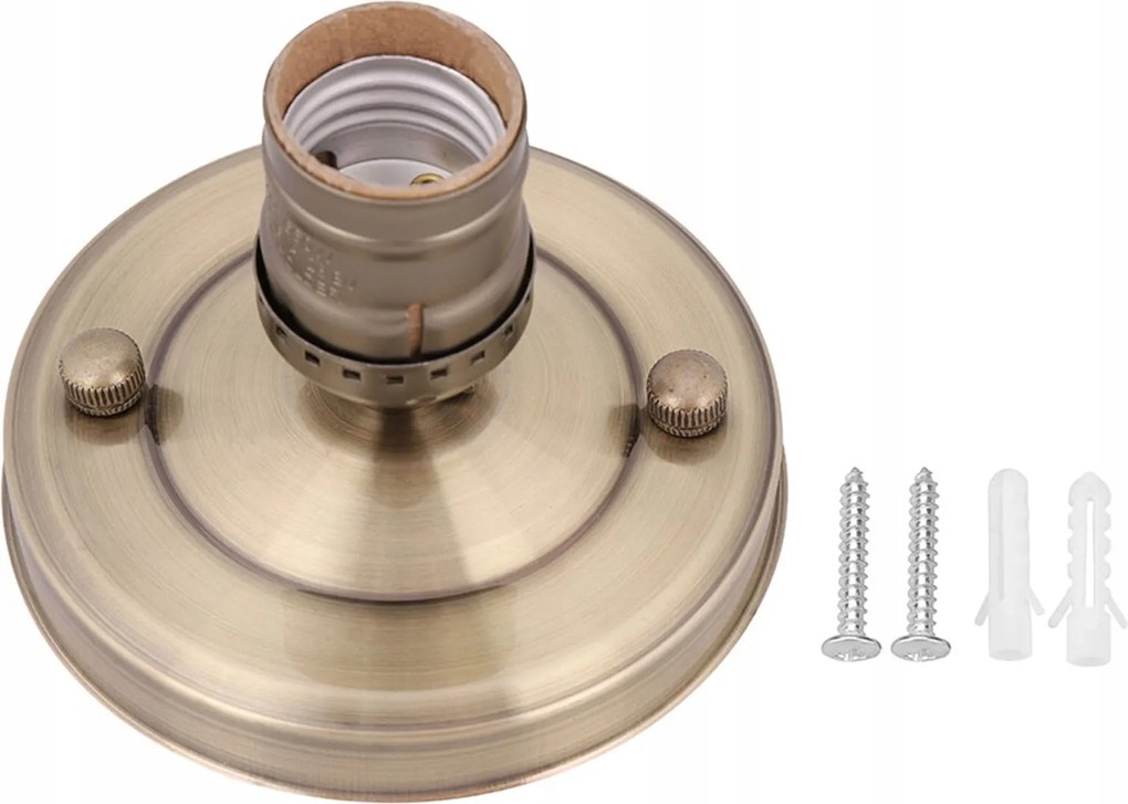 Fali Tartó E26/E27 Diy Fényhez Barna