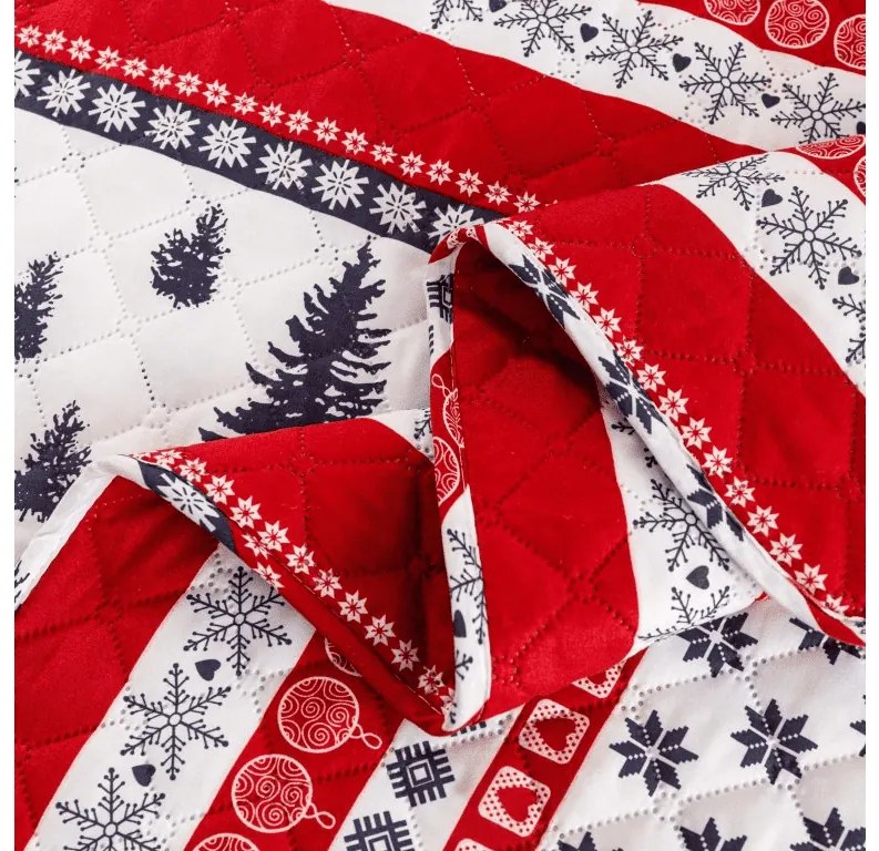 Ágytakaró TWINKLE CHRISTMAS színes Méret: 170 x 210 cm