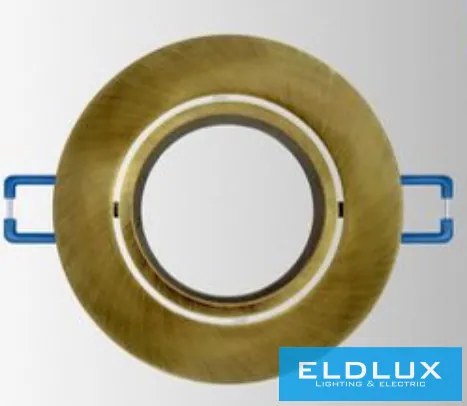 UNIVERSO Süllyesztett spot lámpatest 1xMR16 bronz ∅90x20mm/∅75mm
