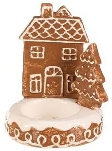 Kerámia gyertyatartó Domeček perník tea. Gyertya