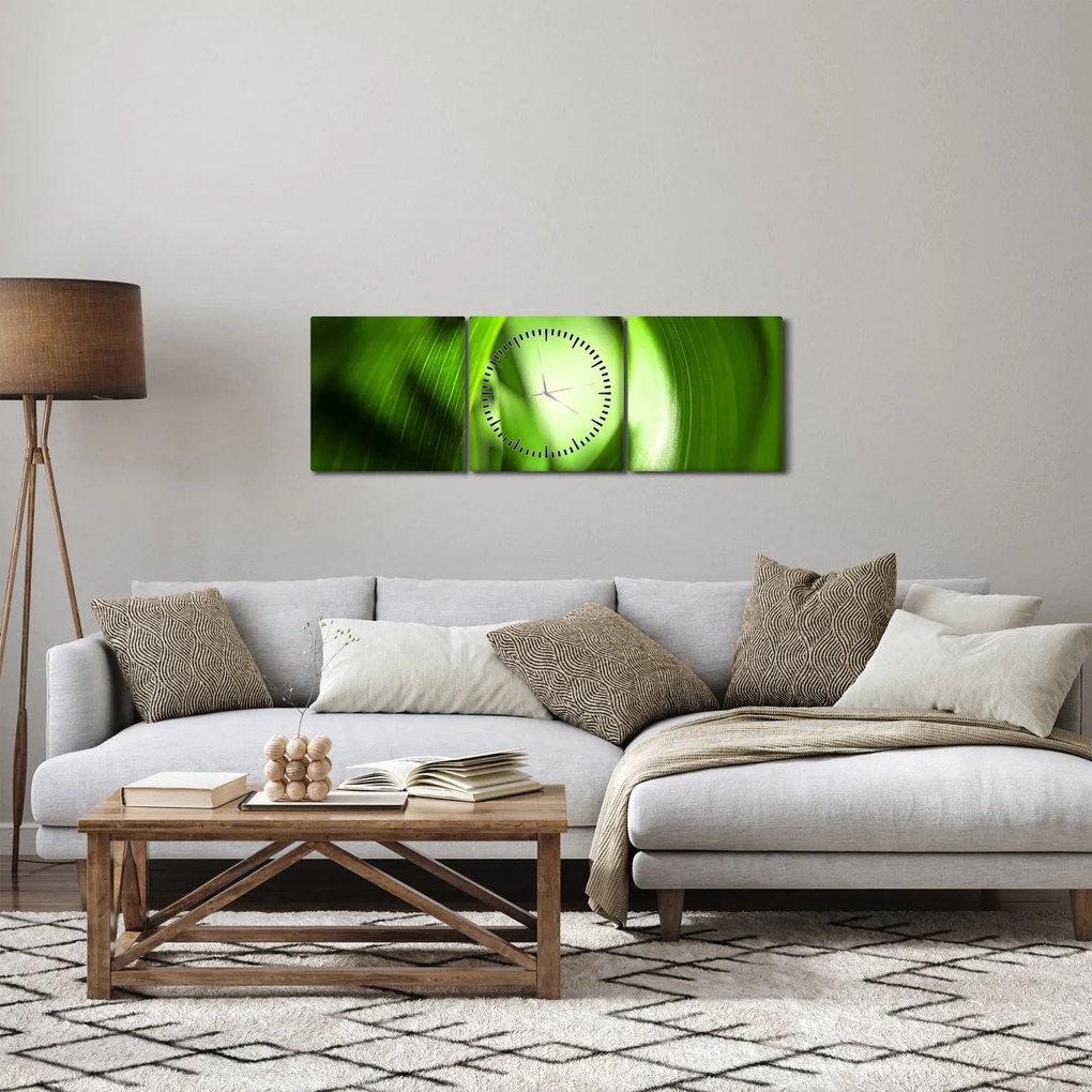 Kép - Egy fűszál (órával) (90x30 cm)