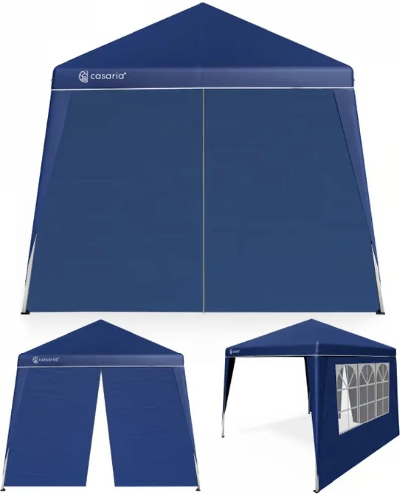 CAPRI PLUS rendezvénysátor, 2 oldalfallal, 3×3 m, kék Casaria