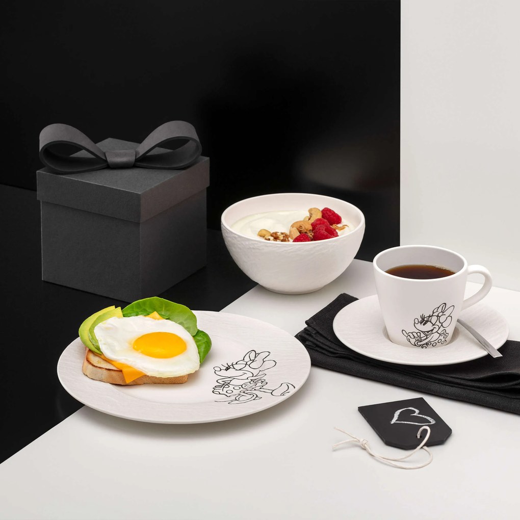 Manufacture Rock blanc reggelizőkészlet - Mickey egér, 4 darabos - Villeroy & Boch