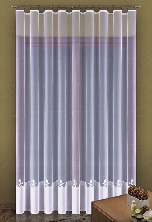 Zsakkard Függöny Szalaggal, Minta Alul, 200x230 cm