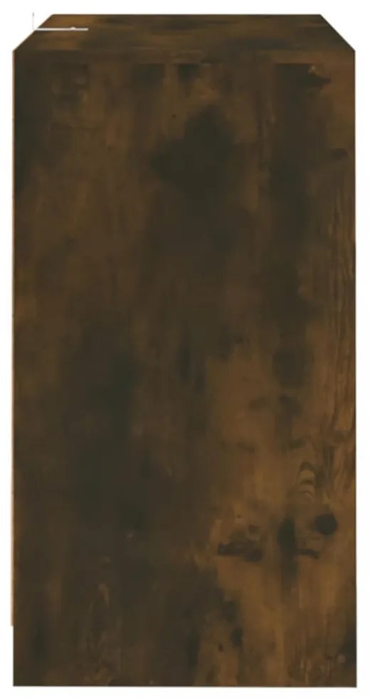 2 db füstös tölgyszínű forgácslap tálalószekrény 70x41x75 cm