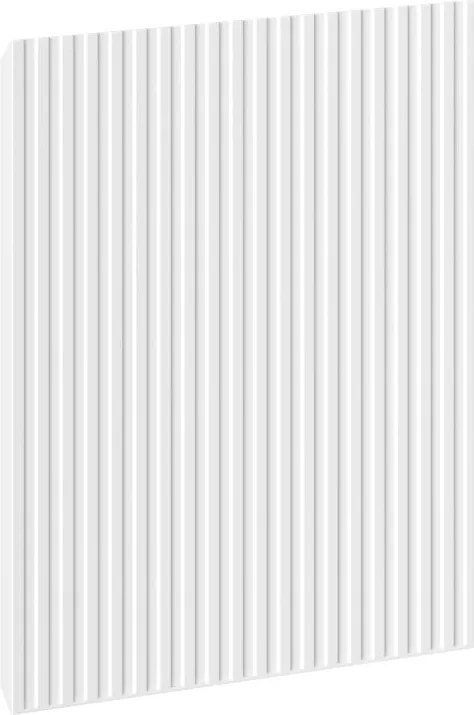 Mexen Rivel front barázdált szekrénytesthez, fürdőszobai szekrényhez, 30 x 43,5 cm, fehér matt - 91A21-0300-470-1-01
