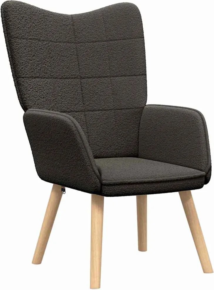 vidaXL karosszék Sötétszürke 62 x 67 x 95,5 cm Sherpa szövet