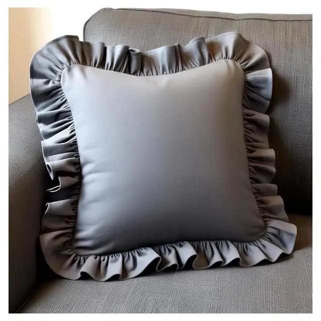 Pamutkeverék párnahuzat 40x40 cm Ruffled – Mila Home