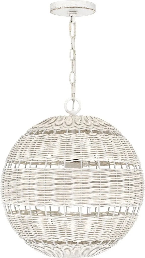 Quoizel boho kültéri függeszték lindendale fehér elsqz-lindendalepawh IP44