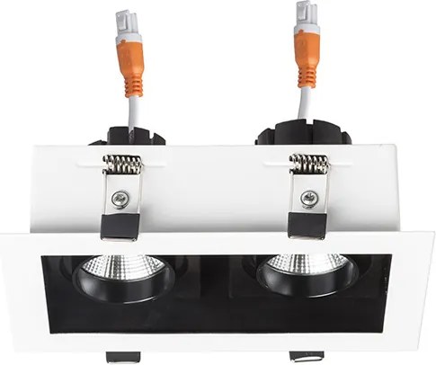 RENDL BONDY II zápustná bílá 230V LED 2x7W 24° 3000K
