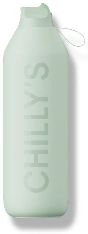 Termoláhev Chilly's Bottles - jemná zelená 1000ml, edice Series 2 Flip