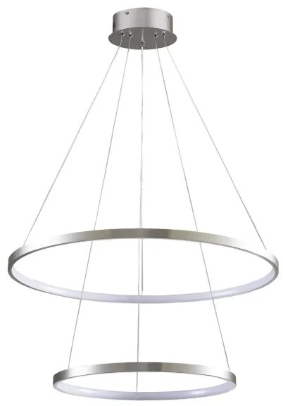 LED Csillár zsinóron LEA LED/35W/230V 4000K átm. 60 cm króm