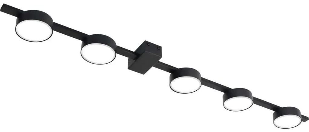 Polux LED Mennyezeti lámpa JOY 5xGX53/6W/230V fekete 326270