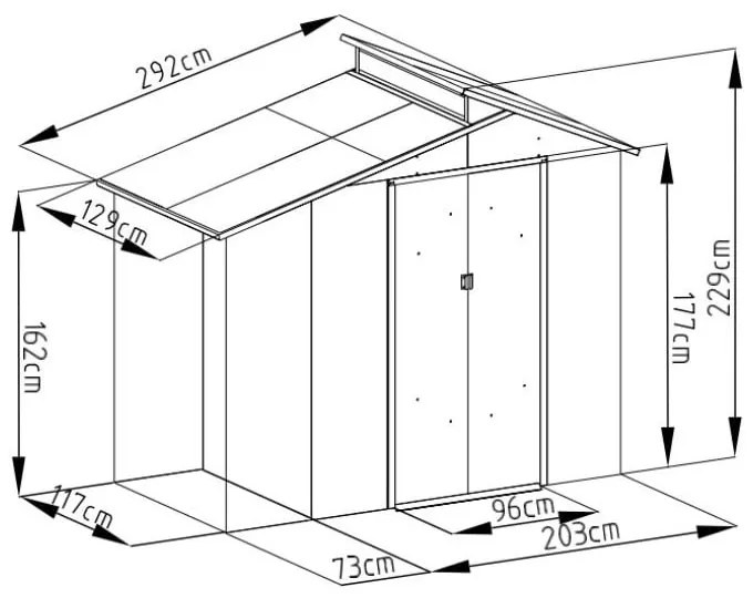 Kerti ház Oscar E-A – Rojaplast