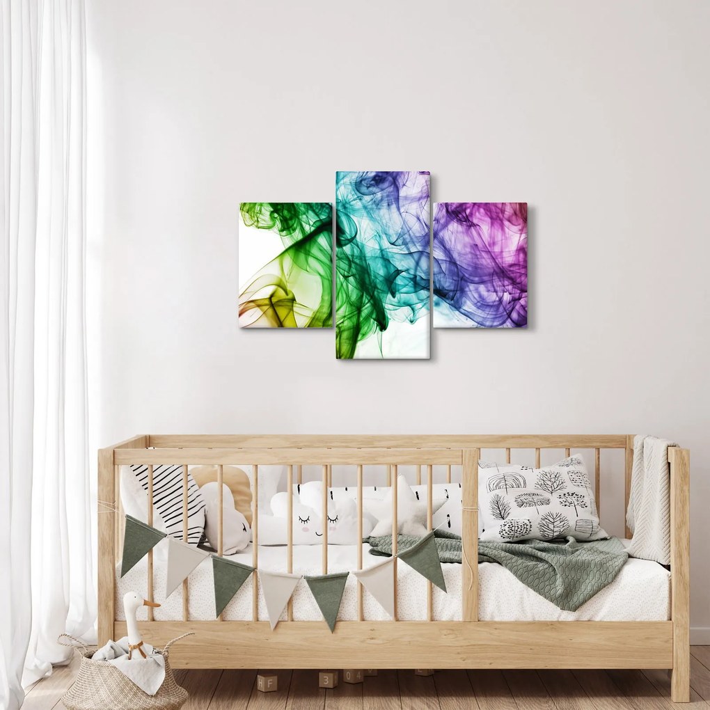 Kép - színes füst (90x60 cm)