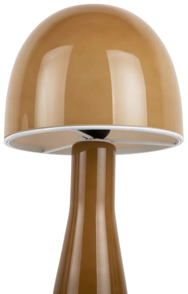 Okkersárga asztali lámpa üveg búrával (magasság 45 cm) Bombin – Leitmotiv