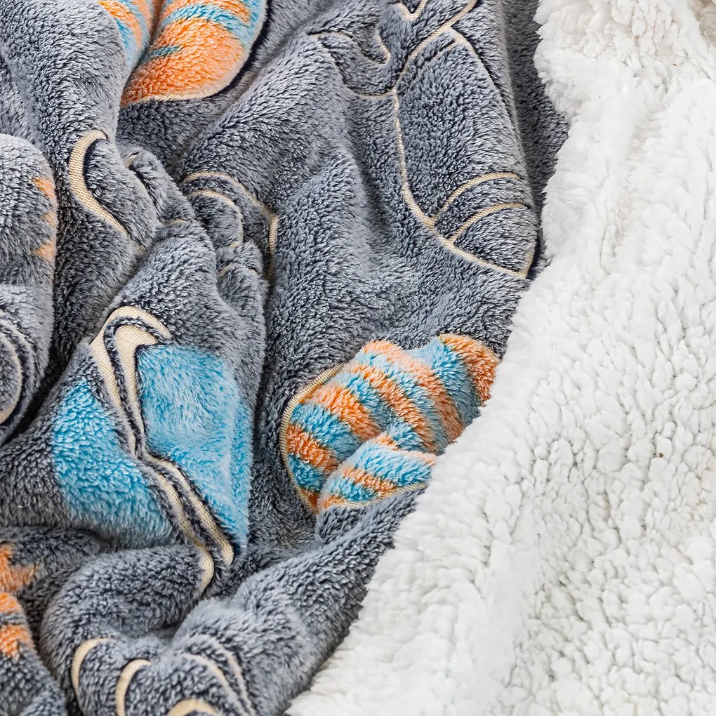 4Home Planetarium gyapjú hatású pléd, 150 x 200 cm