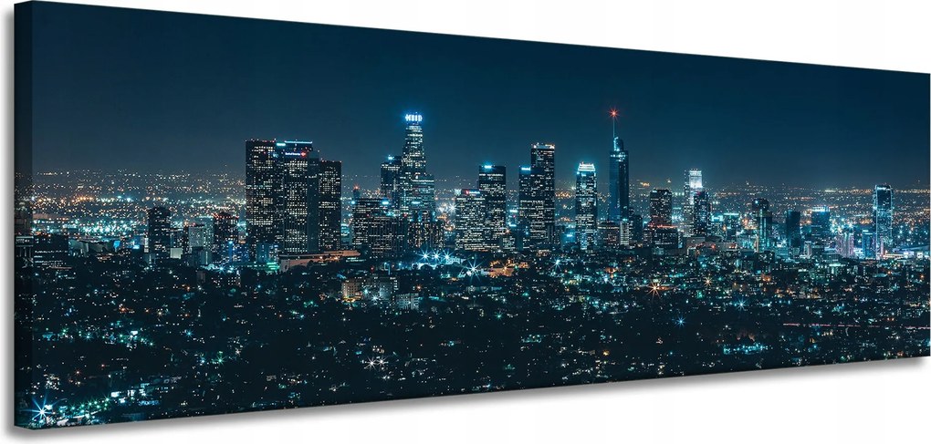 Vászonkép Építészet Los Angeles éjszaka 150X50 cm