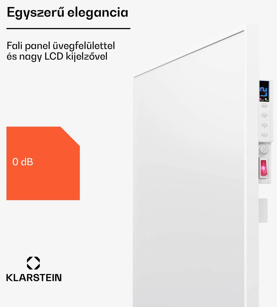 Klarstein Wonderwall Air Smart 600, infravörös hősugárzó, 60 x 100 cm, 600 W, alkalmazás