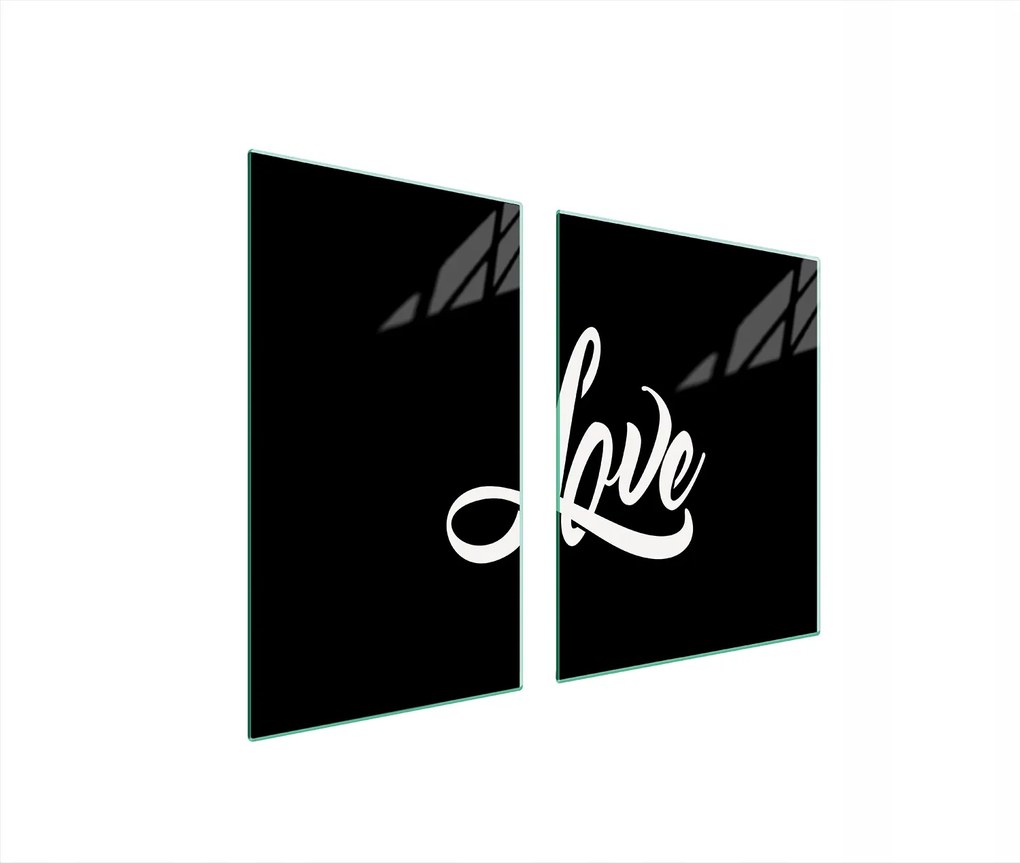 Üveglap És Vágódeszka 100x52 Fekete Edzett Üveg