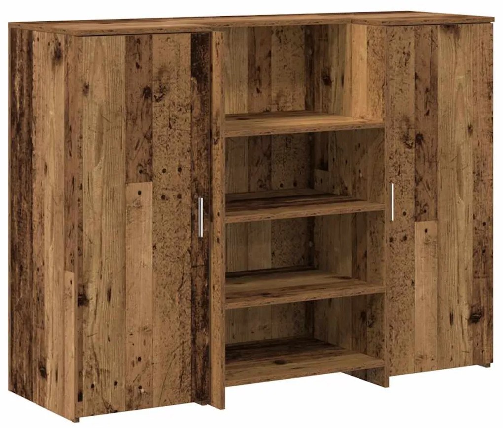 recepciós pult antik fa 135x50x103,5 cm szerelt fa