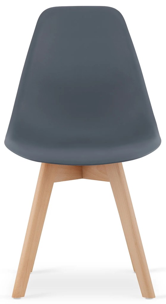 Palaszürke KITO szék bükkfa lábakkal