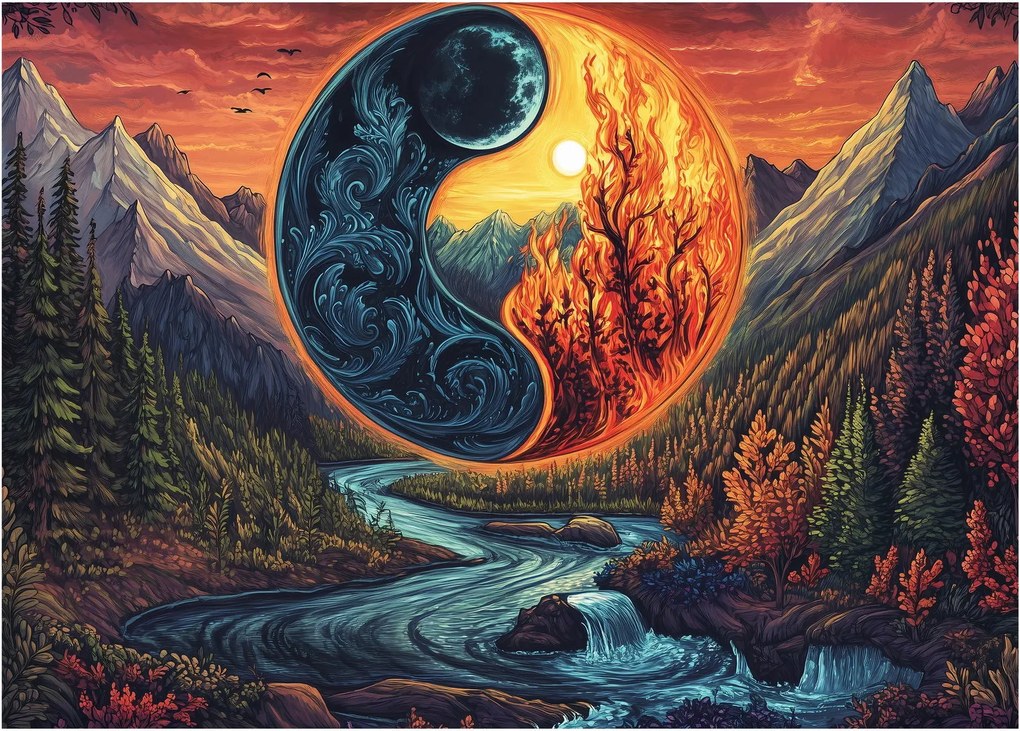 Kép - Elemi erők (70x50 cm)