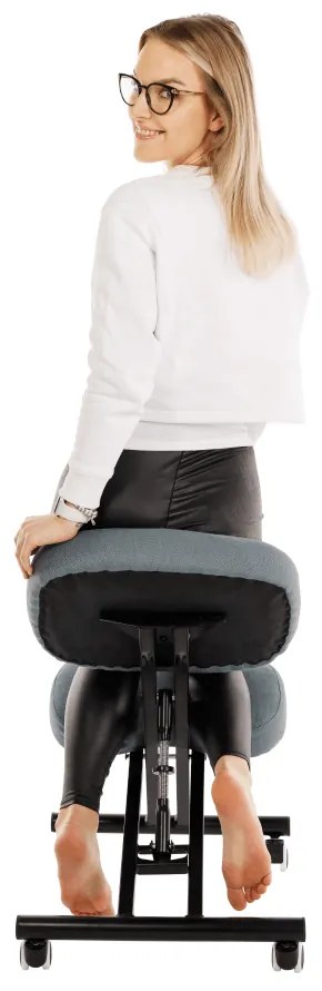 Ergonomikus irodai fotel Kilo (világosszürke + fekete). 1016262