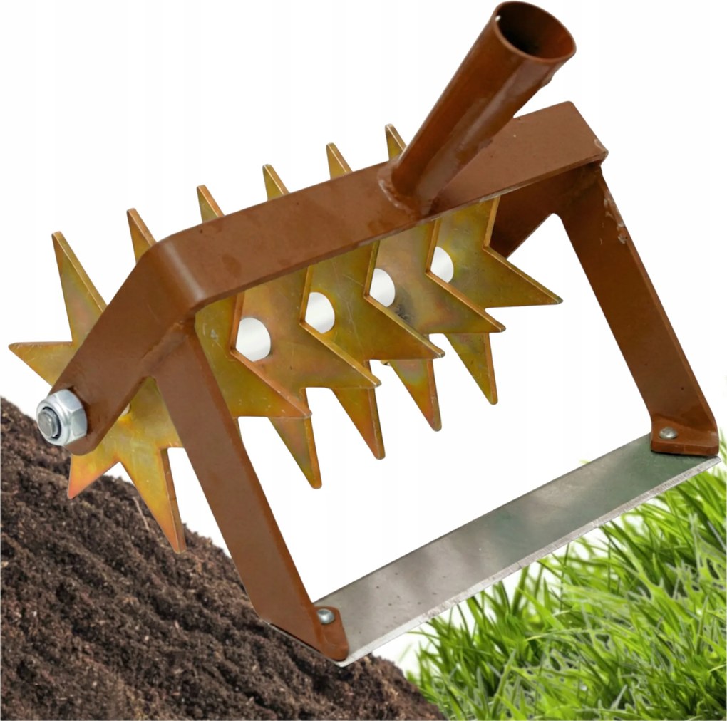 Kézi Forgó Kerti Kultivátor Kiegészítő Pengével A Gyepszellőztetéshez