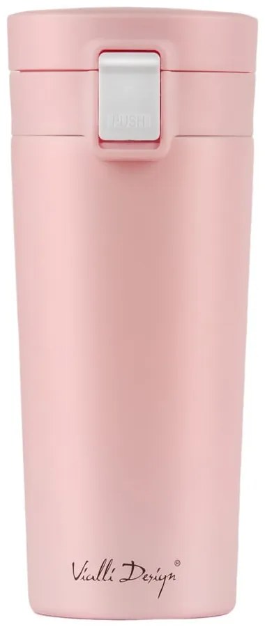 Fuori rózsaszín thermo utazóbögre, 400 ml - Vialli Design