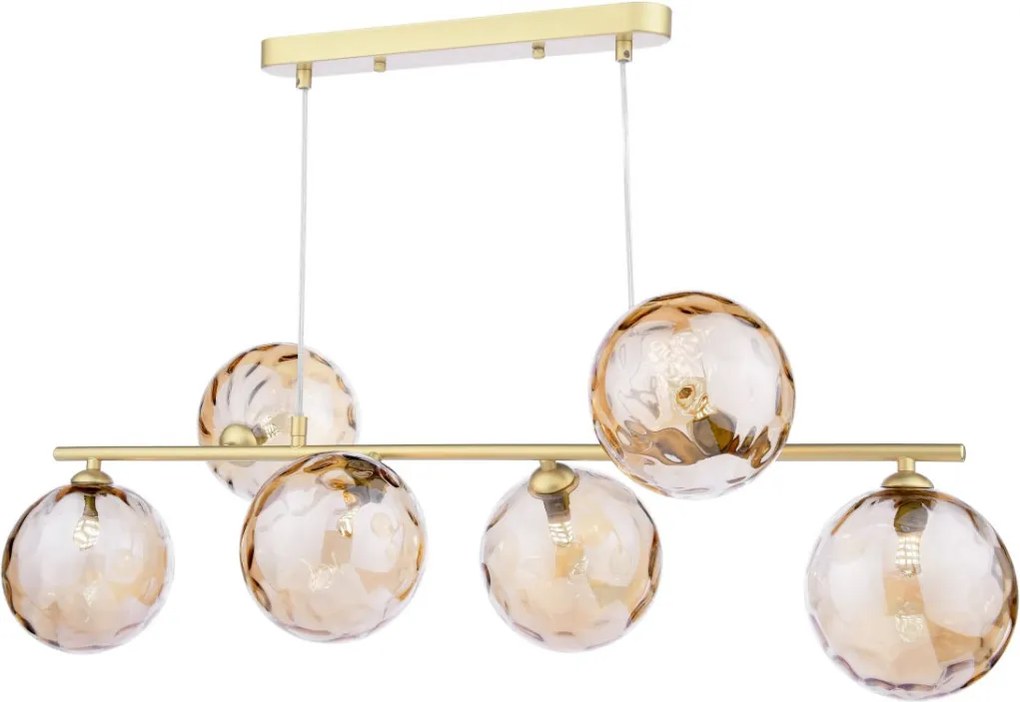 Dar Lighting Spiral SPI6435-11 Függőlámpa 6x40w/g9 ip20