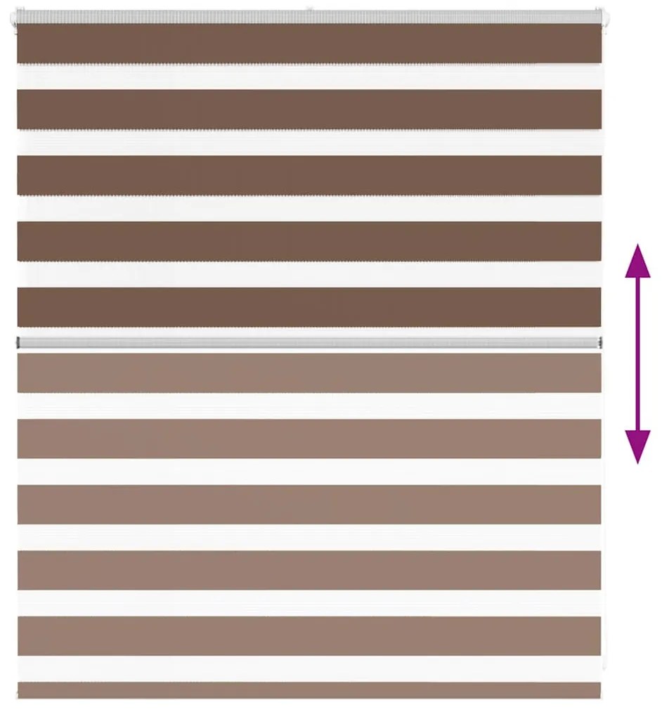 zebrafüggönnyel barna szövetszélesség 130,9 cm poliészter