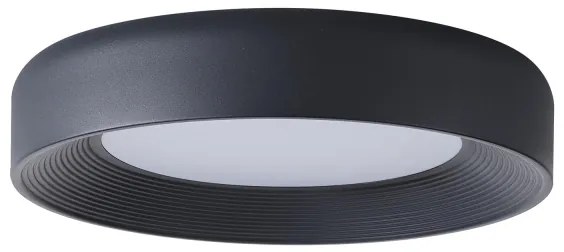 LED Mennyezeti lámpa LED/40W/230V 3000K fekete átm. 50 cm