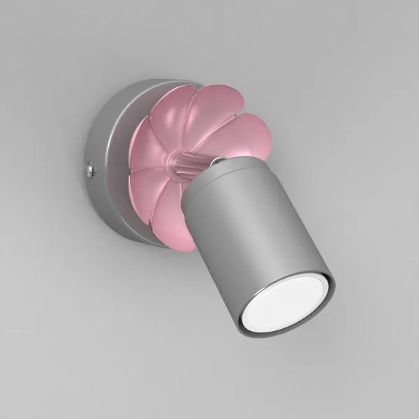 Fali spotlámpa FLOWER 1xGU10/8W/230V matt króm