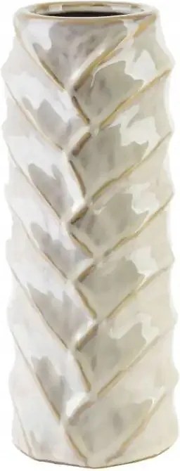 Kerámia váza elegáns tallie bézs 29cm
