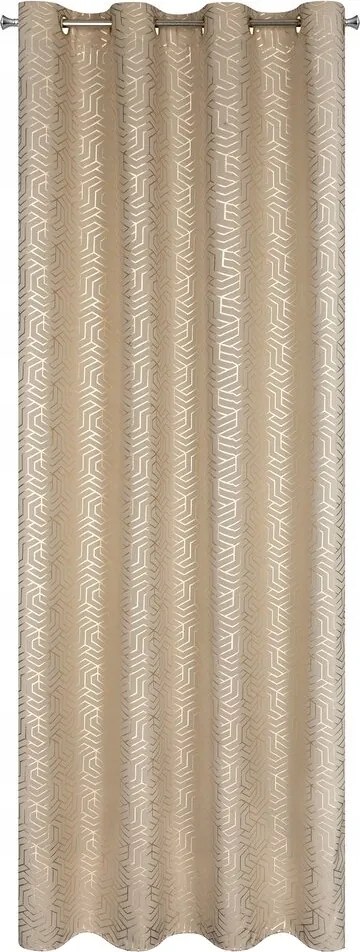 Semi készfüggöny 140x250 Eurofirany c.pezsgő bézs