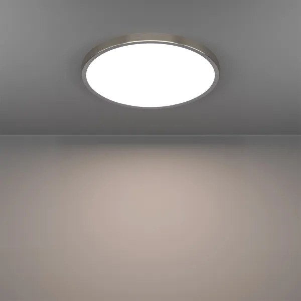 Eglo 901421-LED RGBW FUEVA-Z mennyezeti fürdőszobai lámpa LED/17,5W/230V átm. 38,9 cm IP44 króm