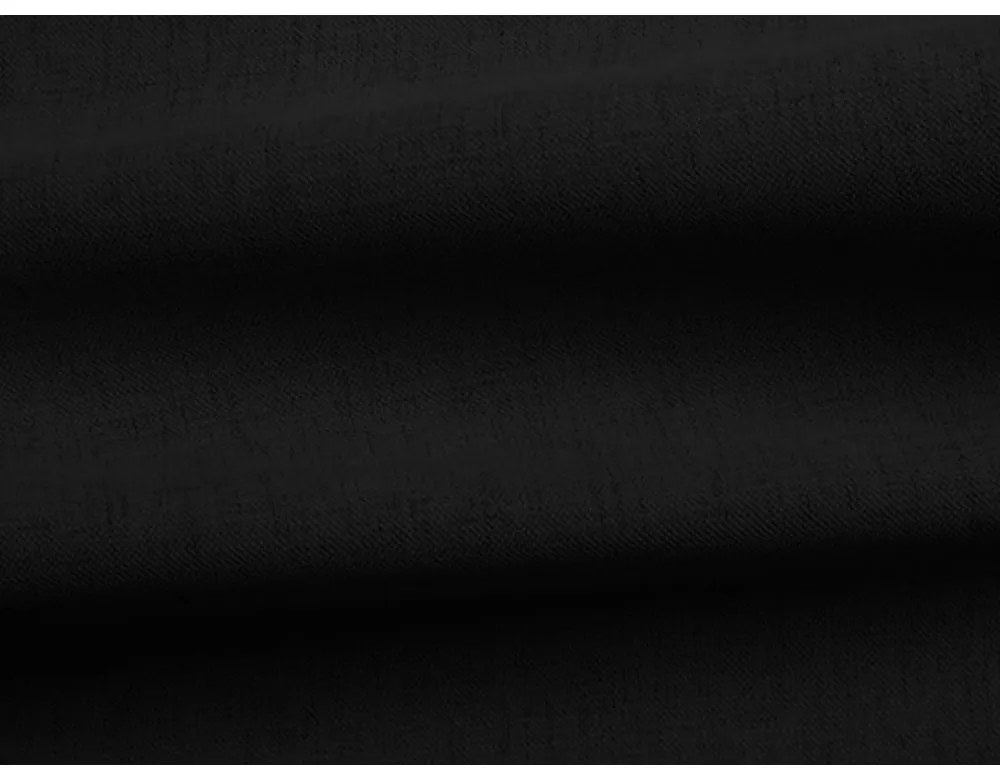 Fekete sarokkanapé (jobb oldali-U alakú) Manao – Makamii