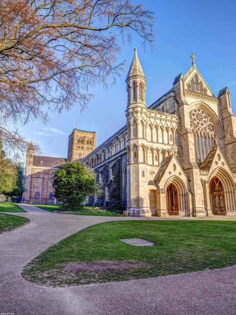 Poszter 30x40cm St Albance székesegyház, Assaf Frank